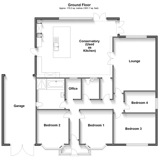 4 bed detached bungalow for sale in Hollywood Lane, West Kingsdown
