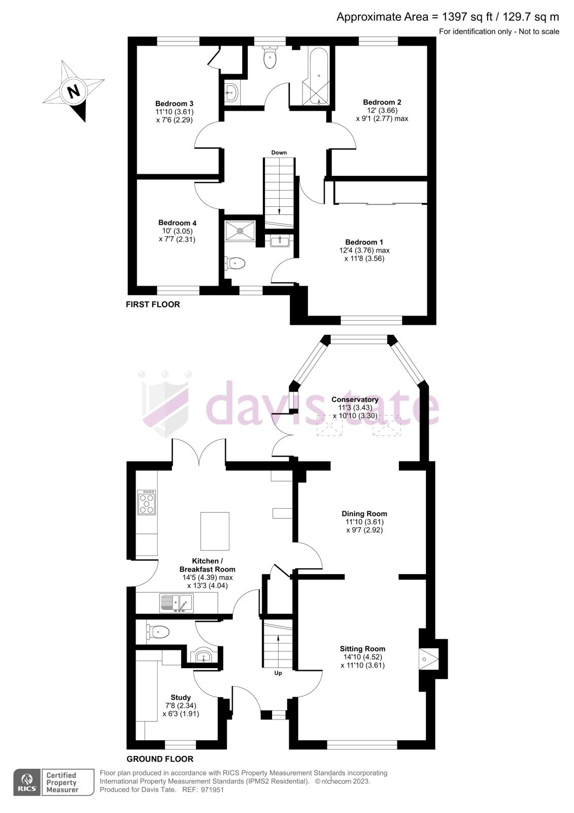 4 bed detached house for sale in Hunters Chase, Caversham Heights