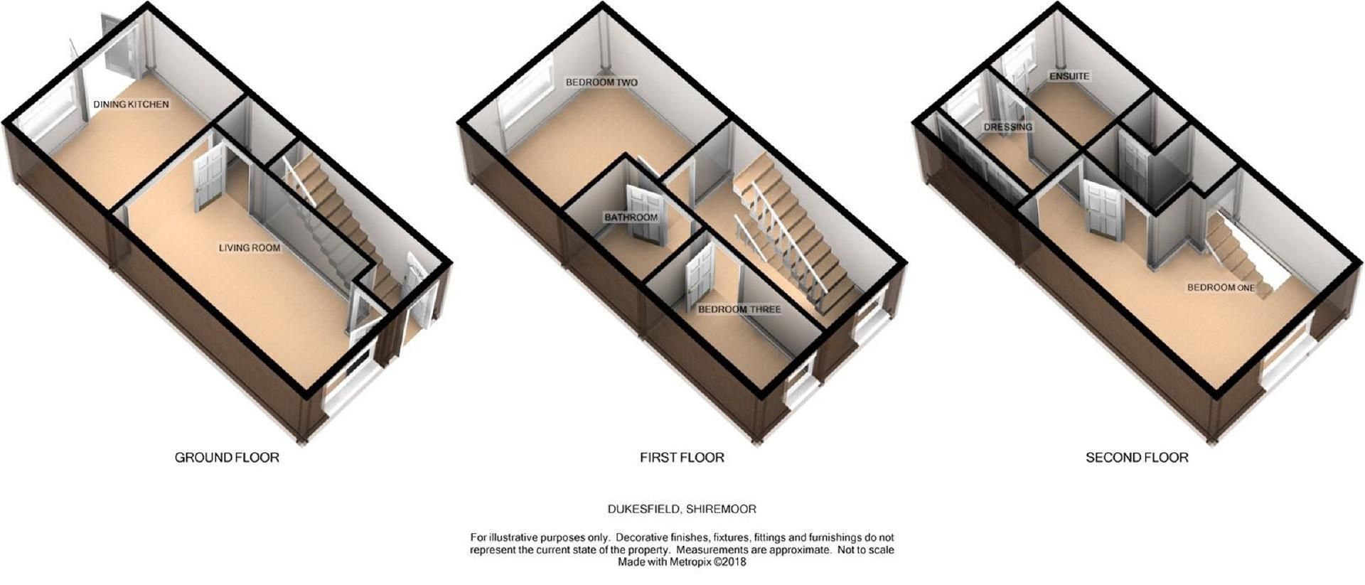 3 bed town house for sale in Dukesfield, Shiremoor, Newcastle Upon Tyne