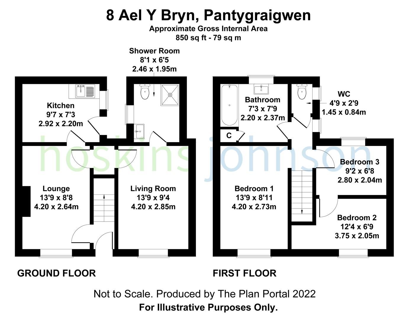 3 bed terraced house for sale in Aelybryn, Pantygraigwen, Pontypridd