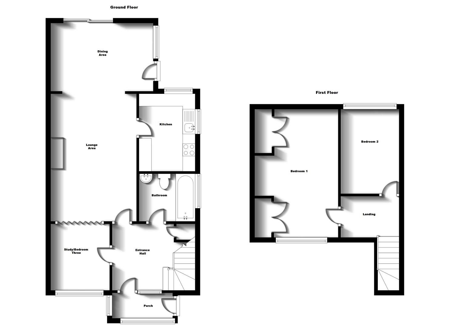 3 bed semidetached house for sale in Firs Drive, Town Centre, Rugby