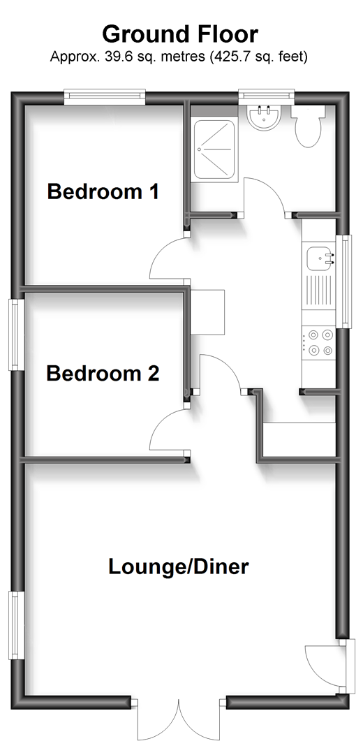 2 bed mobile/park home for sale in Warden Bay Road, Warden Bay