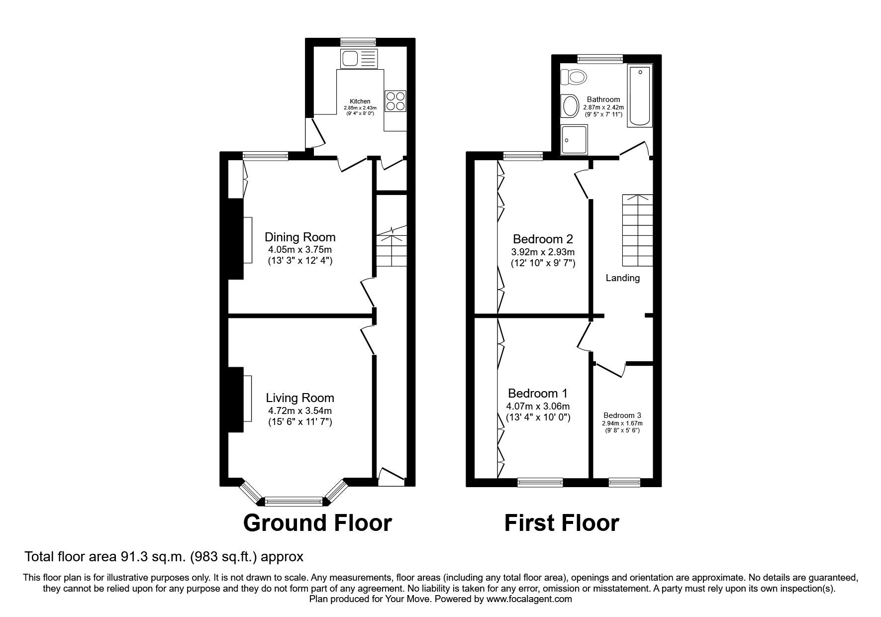 3 bed terraced house to rent in Fraser Street, Shaw, Oldham, Greater