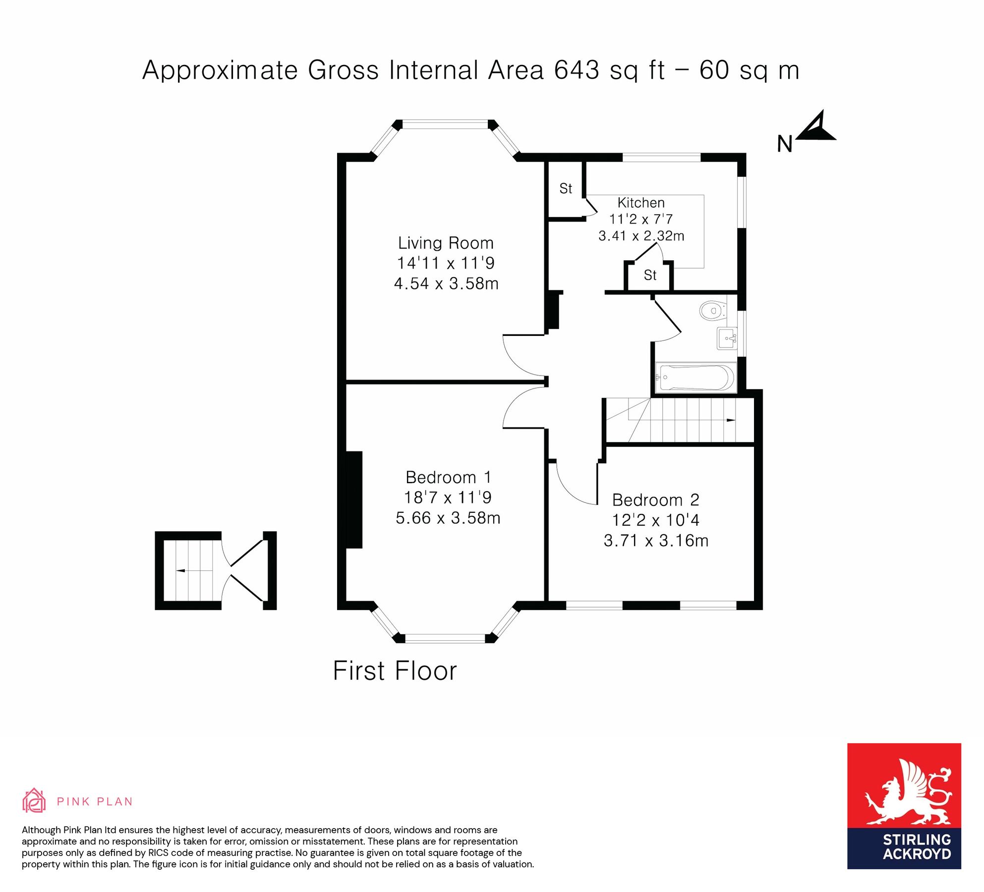 2 bed flat for sale in Ditton Lawn, Portsmouth Road, Thames Ditton