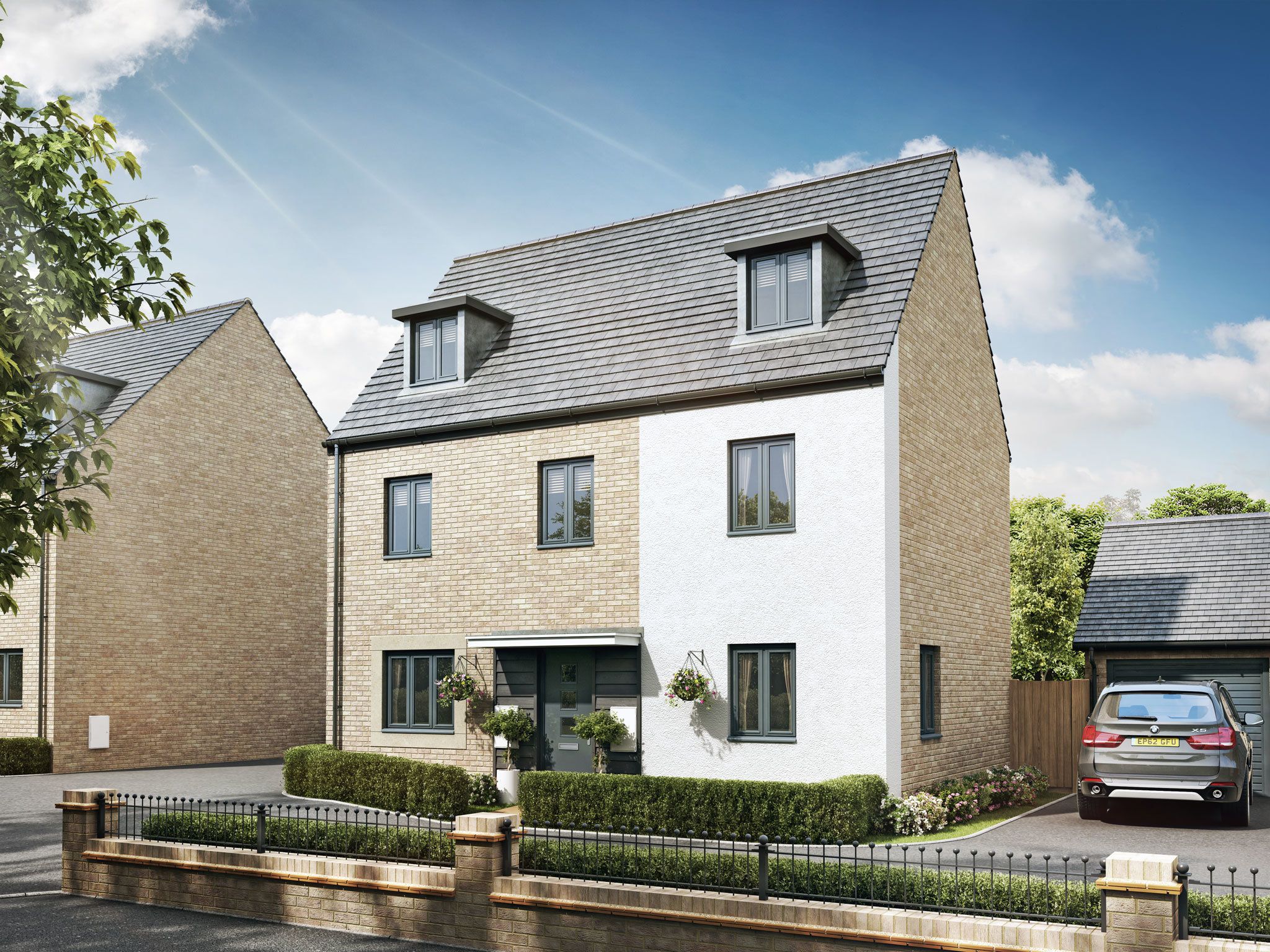 New home, 4 bed detached house for sale in "The Blakesley" at Cranford
