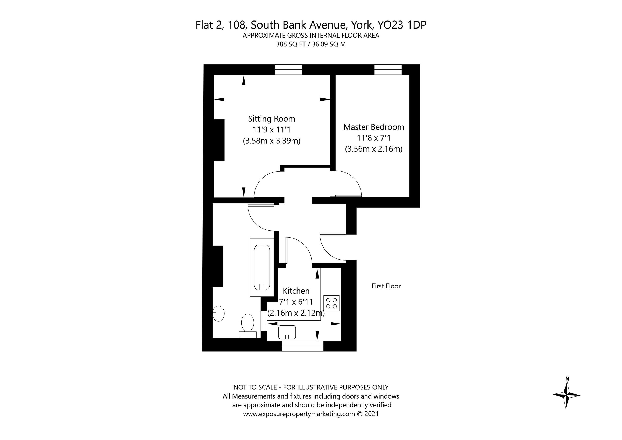 1 bed flat to rent in South Bank Avenue, York YO23 Zoopla