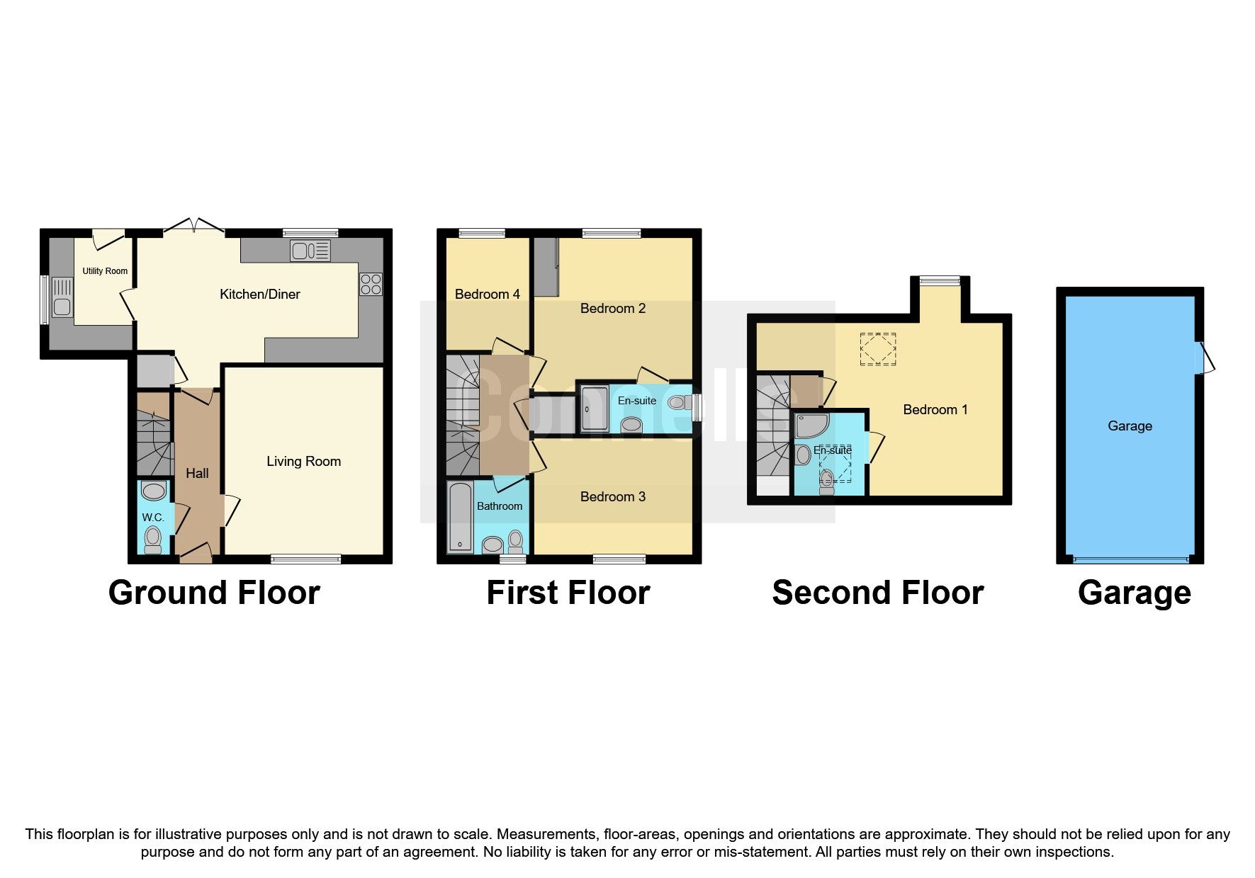 New home, 4 bed detached house for sale in Salter Close, Raunds