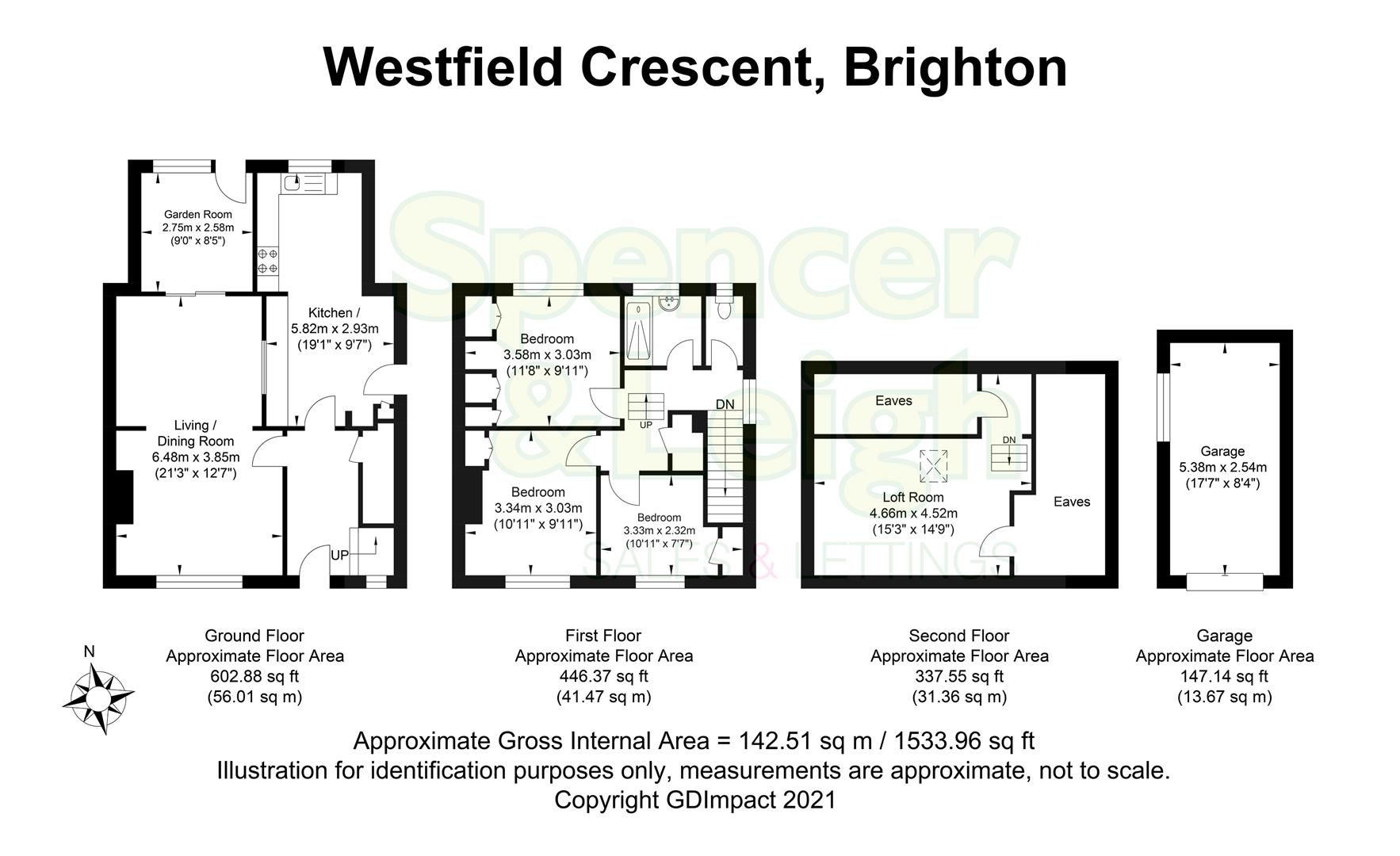 3 bed semidetached house for sale in Westfield Crescent, Brighton BN1
