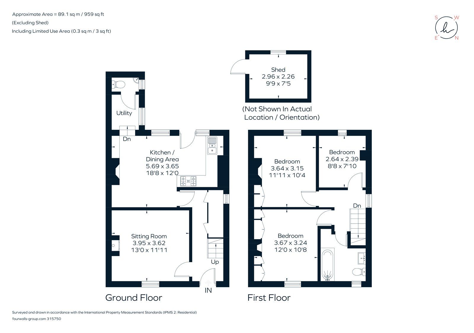 3 bed semidetached house for sale in Guilden Road, Chichester, West