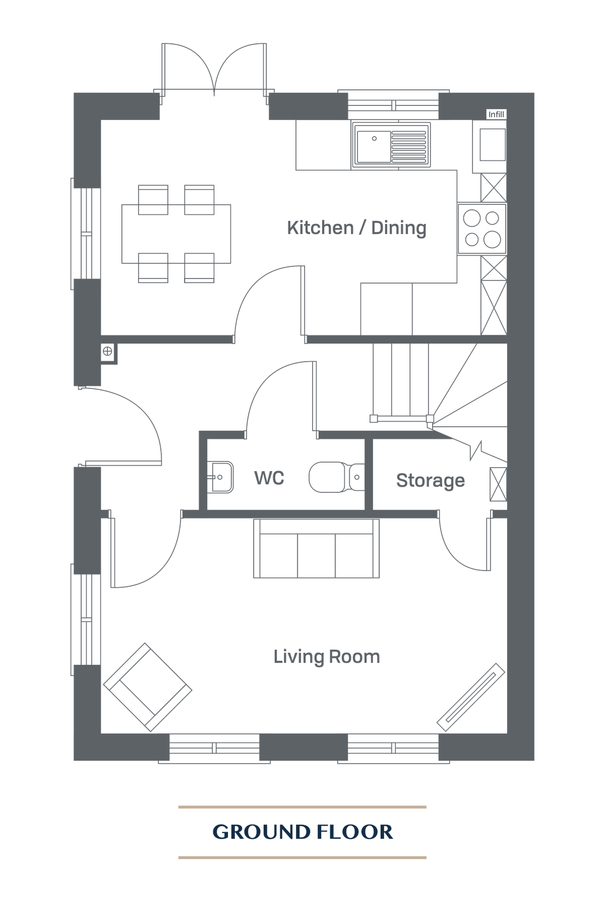 New home, 2 bed semidetached house for sale in Boroughbridge Road