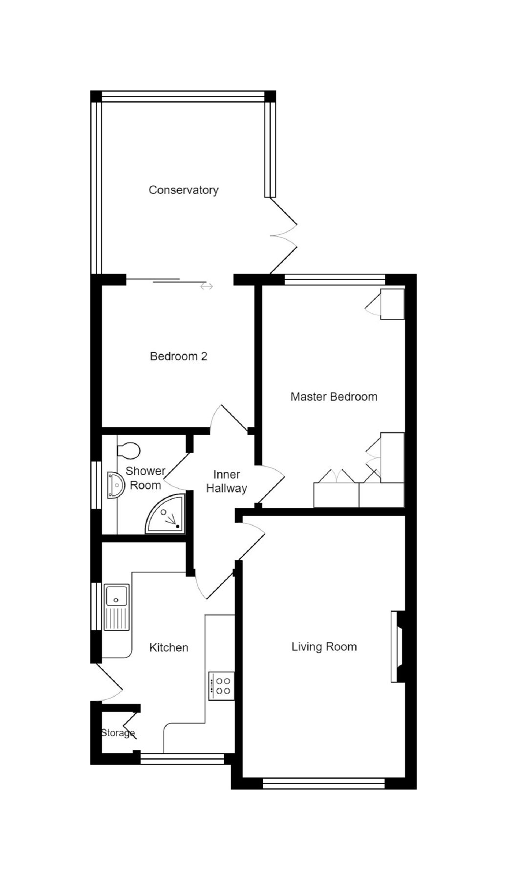 2 bed detached bungalow for sale in Bryn Llidiard, Bridgend, Bridgend