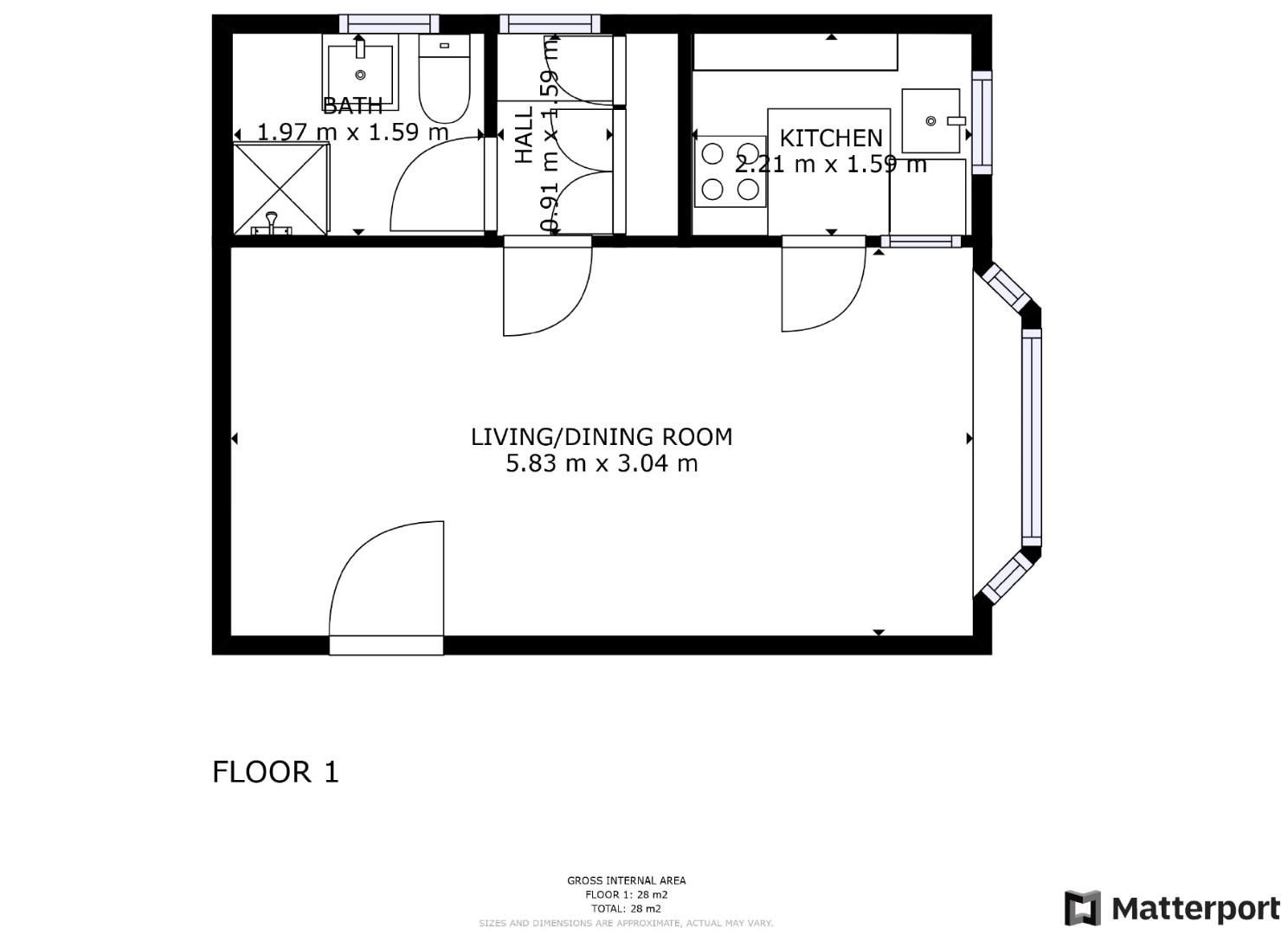 1 bed flat for sale in Redwood Way, Yeadon, Leeds LS19 Zoopla