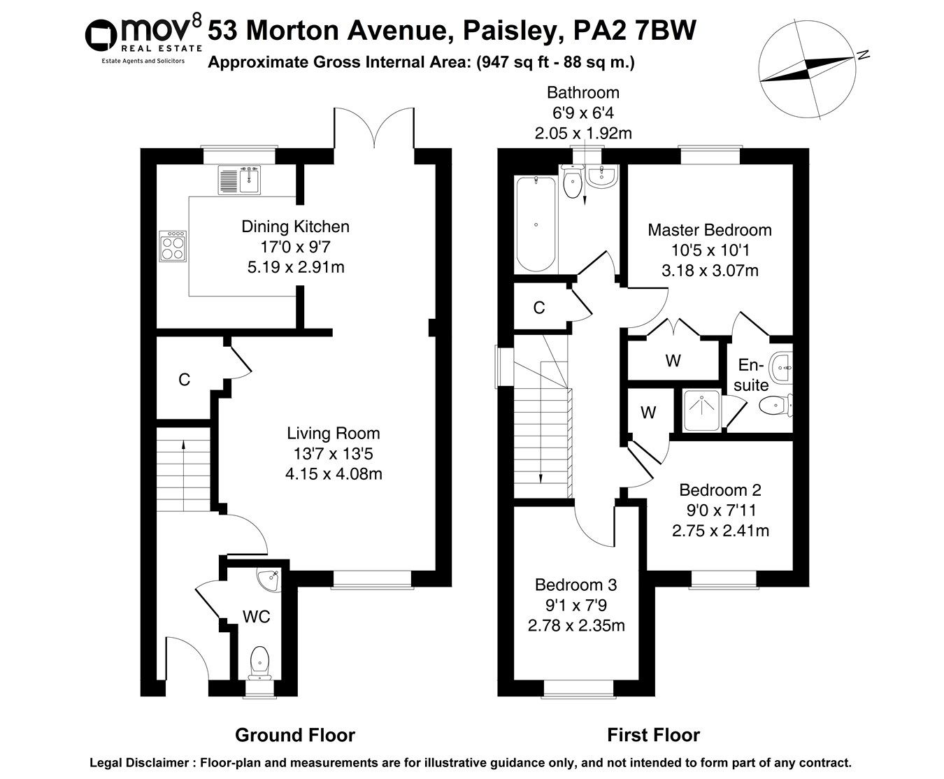 3 bed semidetached house for sale in Morton Avenue, Paisley PA2 Zoopla