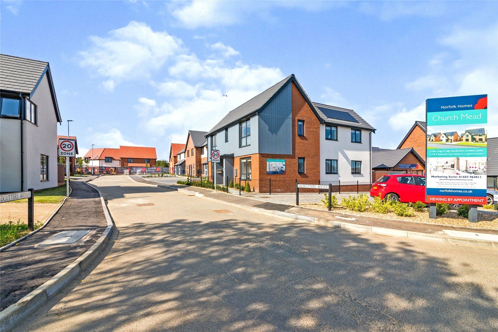 New home, 3 bed end terrace house for sale in Church Mead, Off Yarmouth