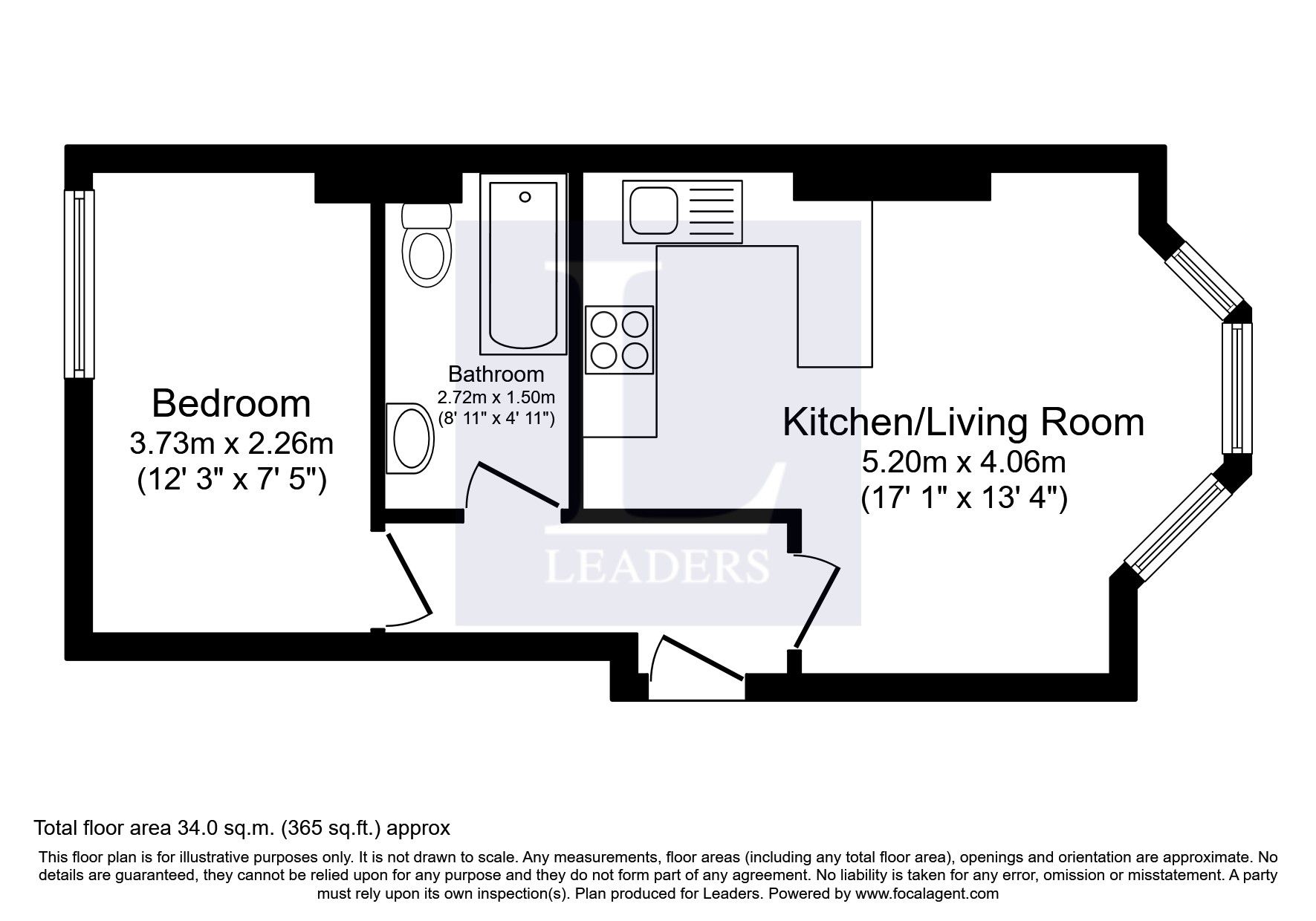 1 bed flat to rent in South Terrace, Littlehampton BN17 Zoopla