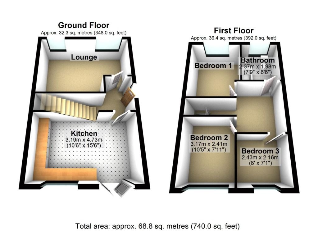 3 bed linkdetached house for sale in Pendine Way, Wrexham LL11 Zoopla