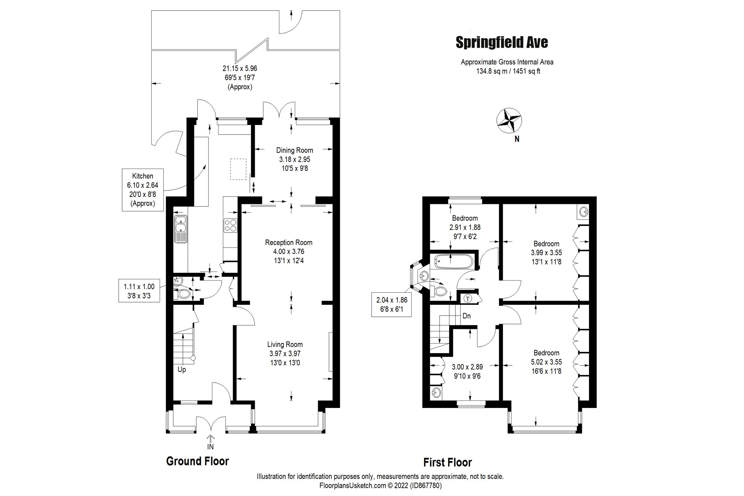 4 bed end terrace house for sale in Springfield Avenue, London SW20