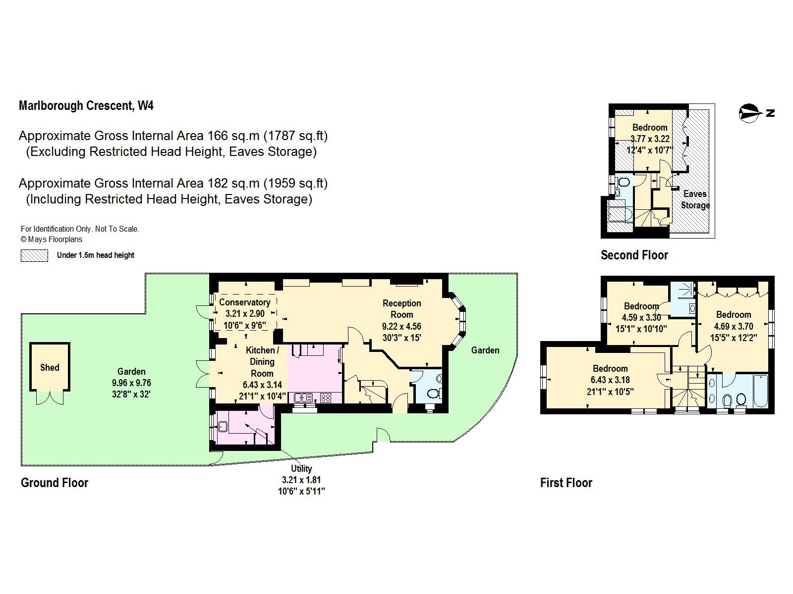 4 bed end terrace house for sale in Marlborough Crescent, Bedford Park