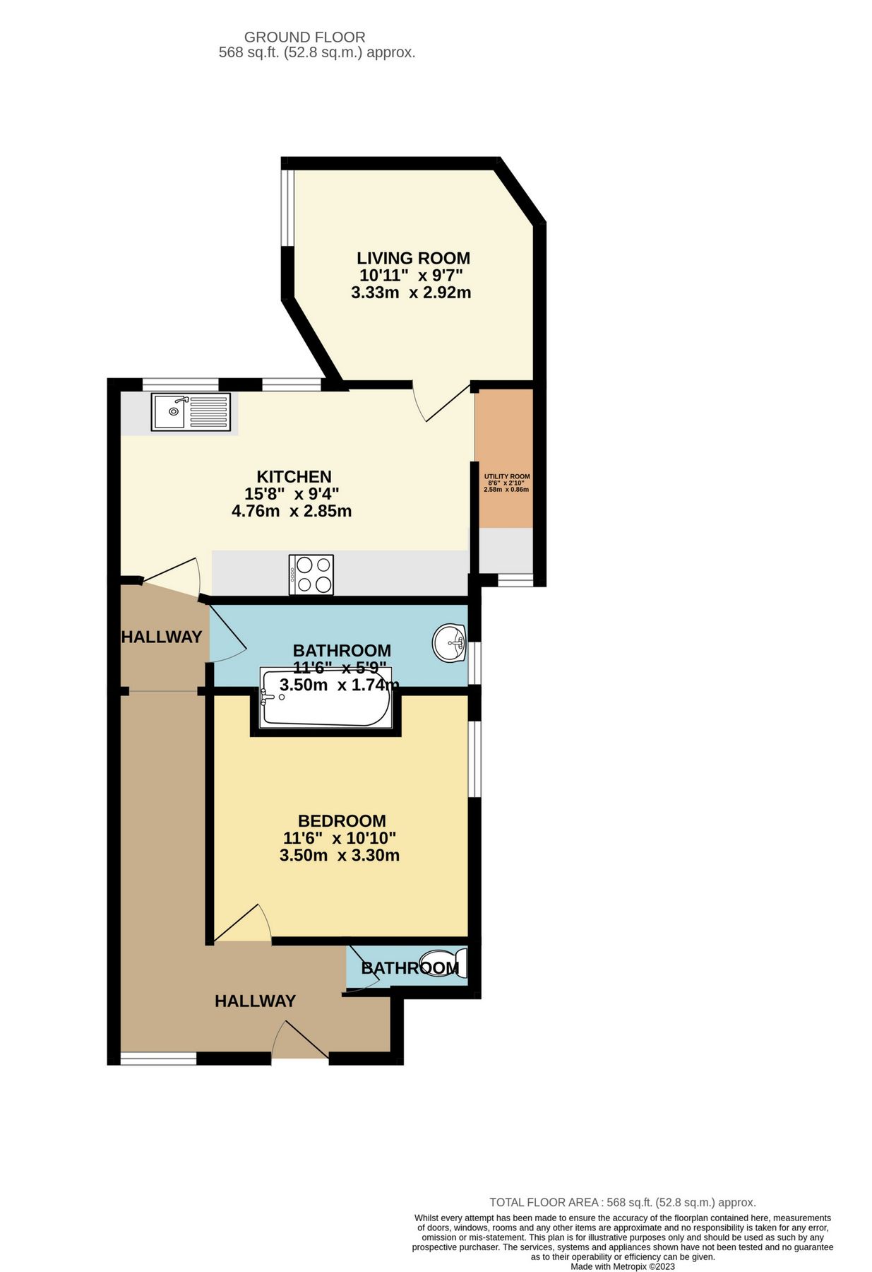 1 bed flat to rent in Adrian Square, Westgate CT8 Zoopla