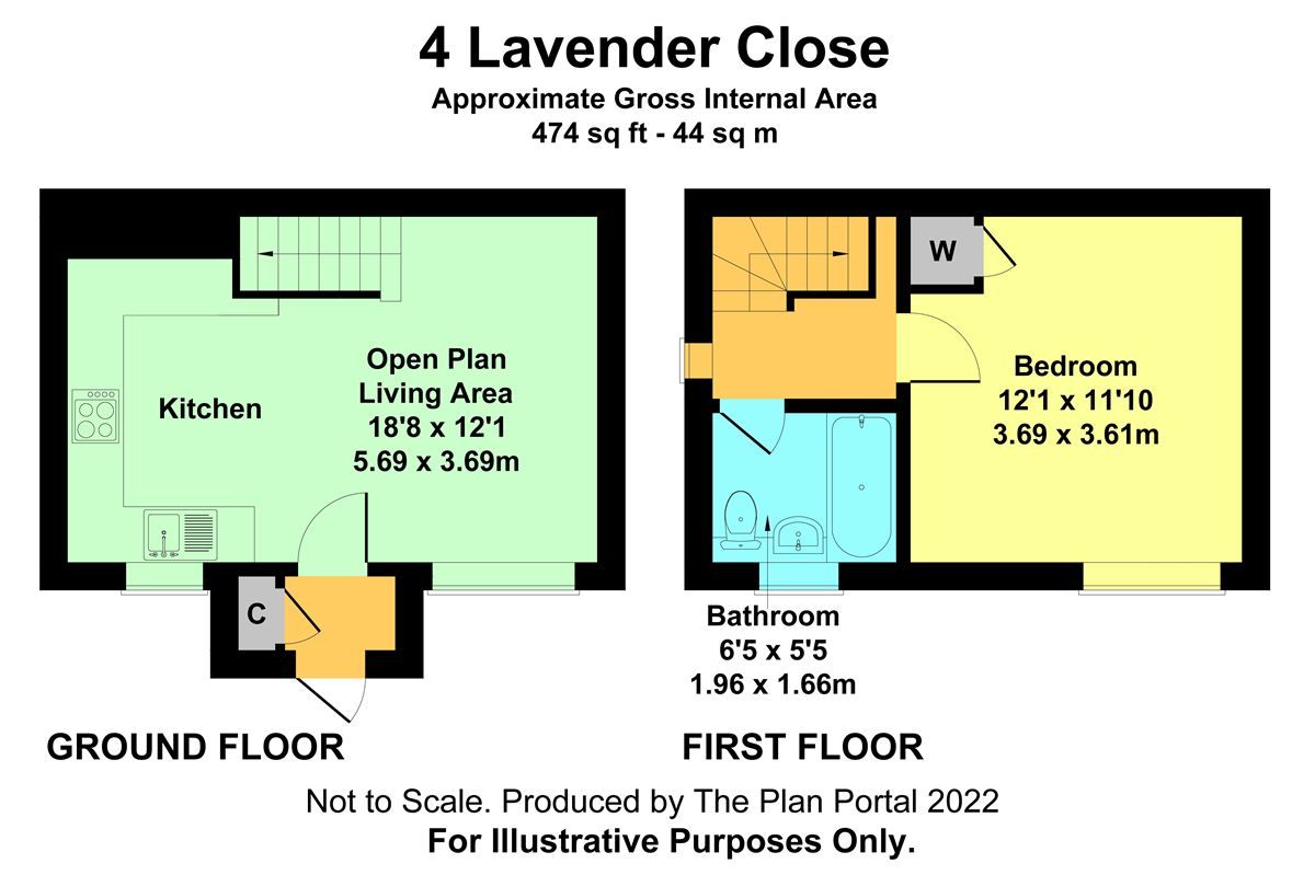 1 bed semidetached house for sale in Lavender Close, Chestfield