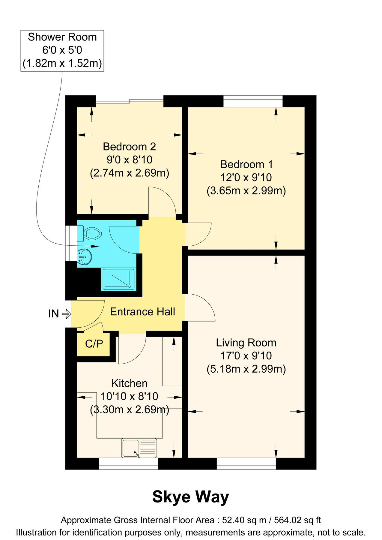 2 bed bungalow for sale in Skye Way, Countesthorpe, Leicester