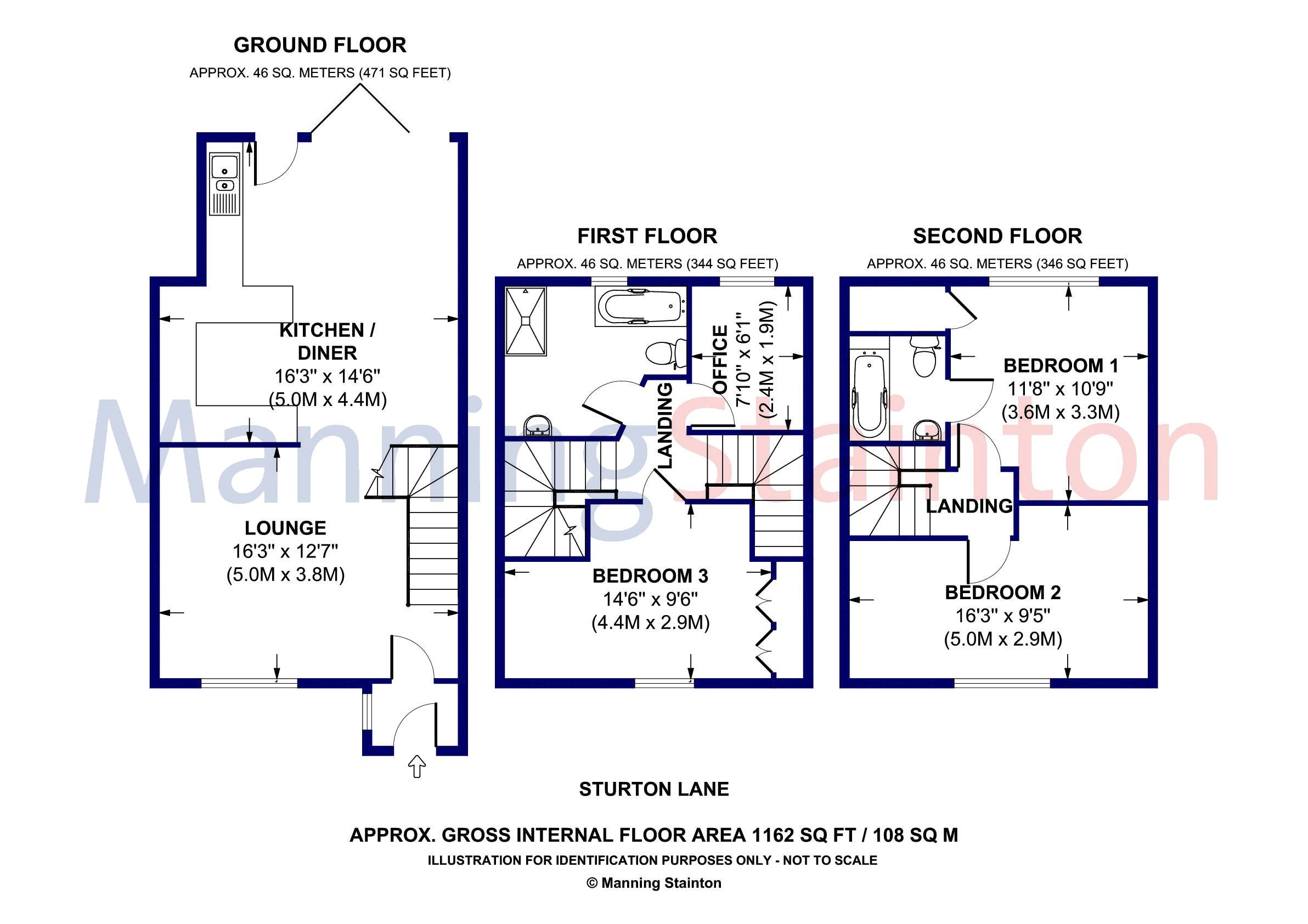 3 bed terraced house for sale in Sturton Lane, Garforth, Leeds, West