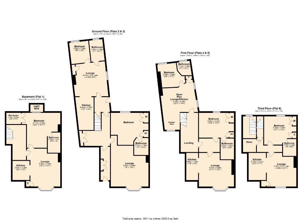 6 bed block of flats for sale in Billing Road, Abington, Northampton
