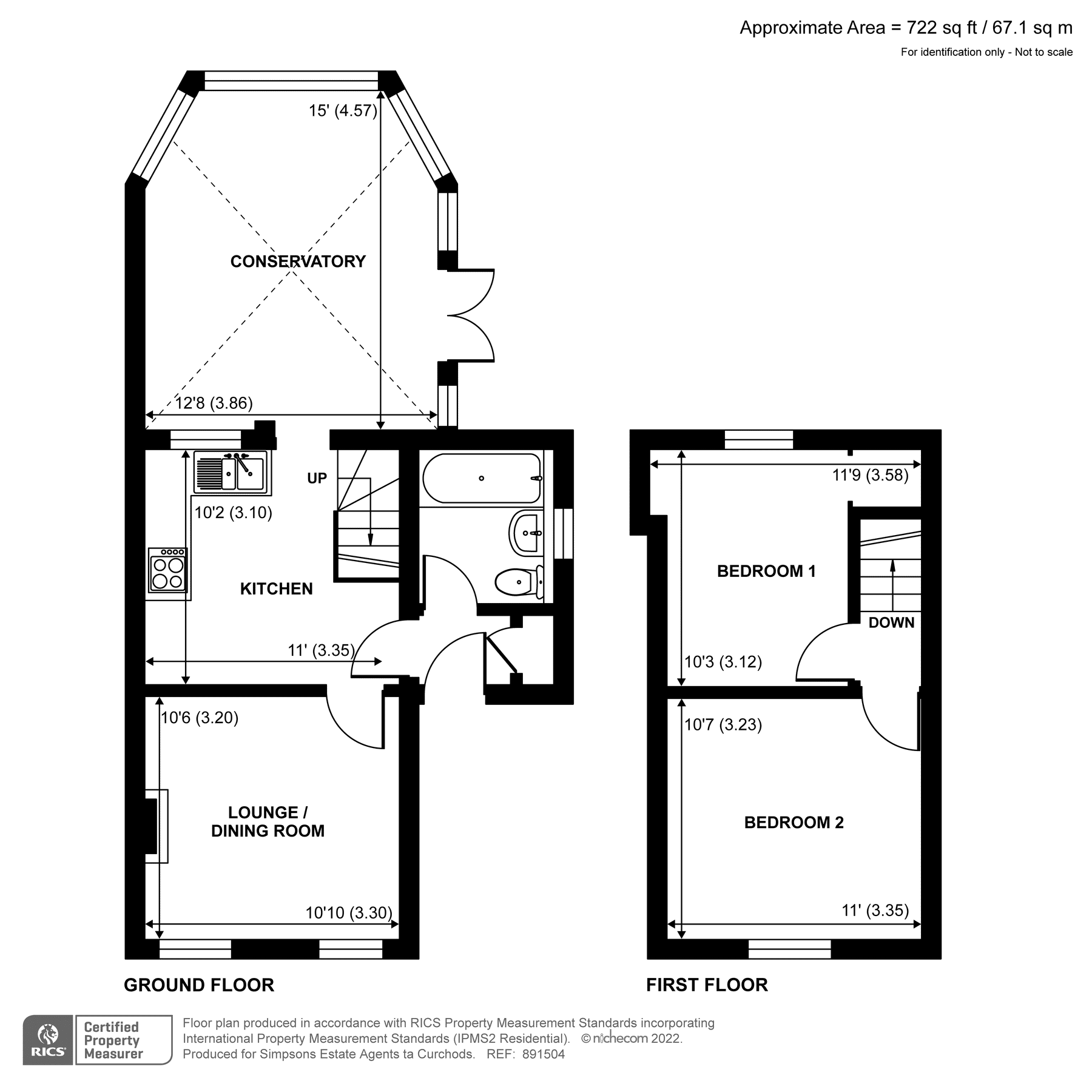 2 bed semidetached house for sale in Alexandra Road, Addlestone KT15