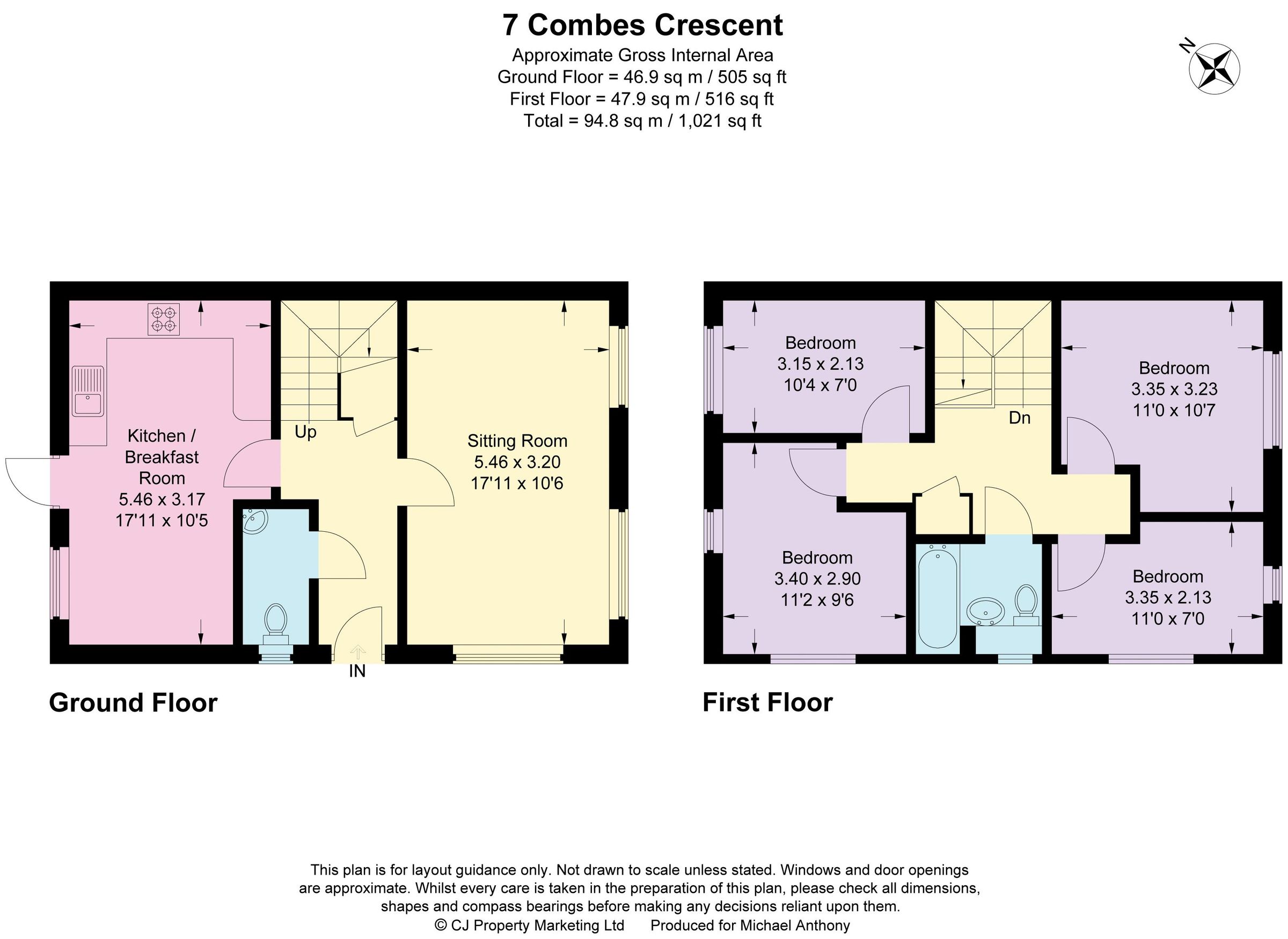 4 bed semidetached house for sale in Combes Crescent, Leadenhall