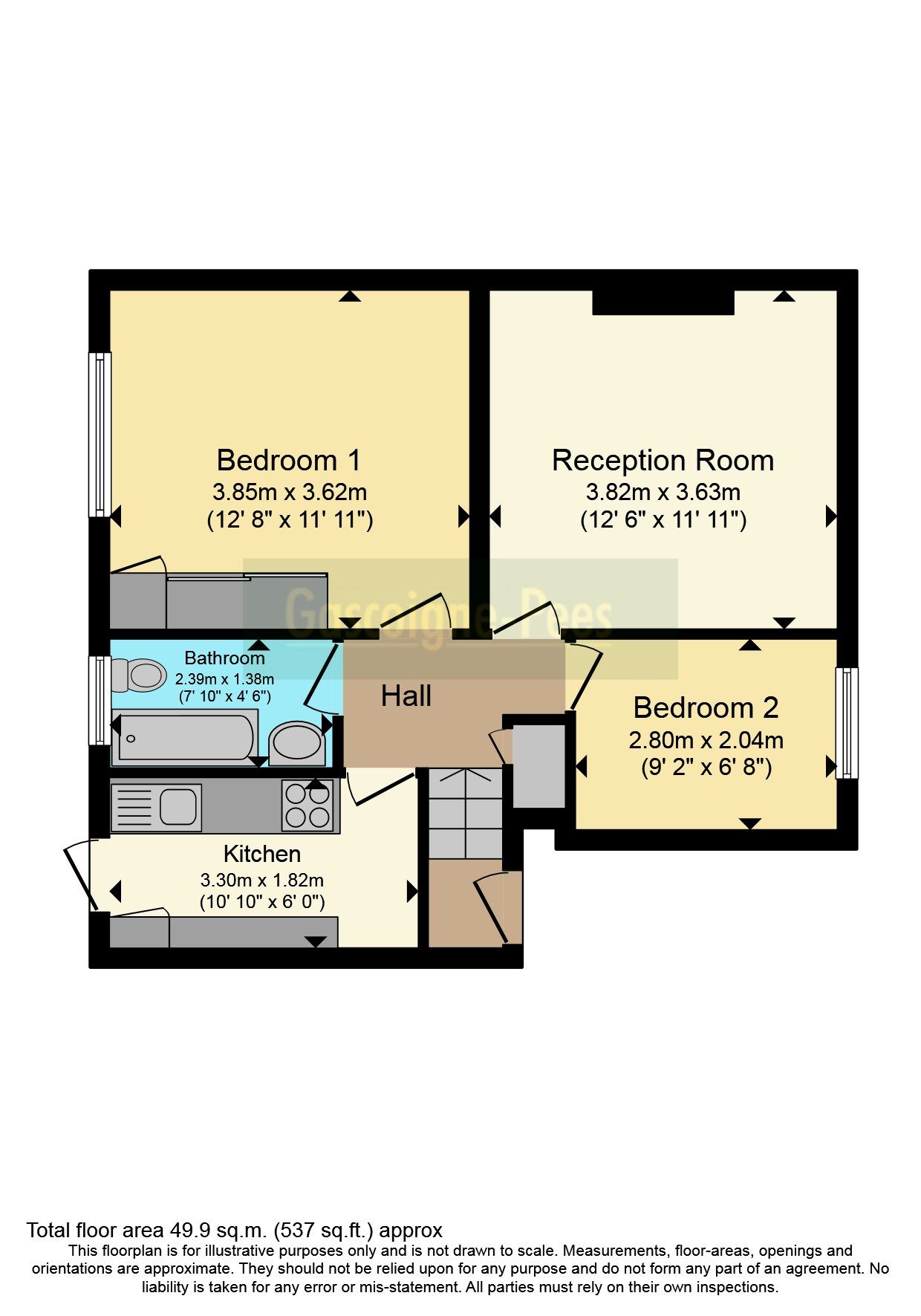 2 bed flat for sale in Hook Road, Chessington KT9 Zoopla