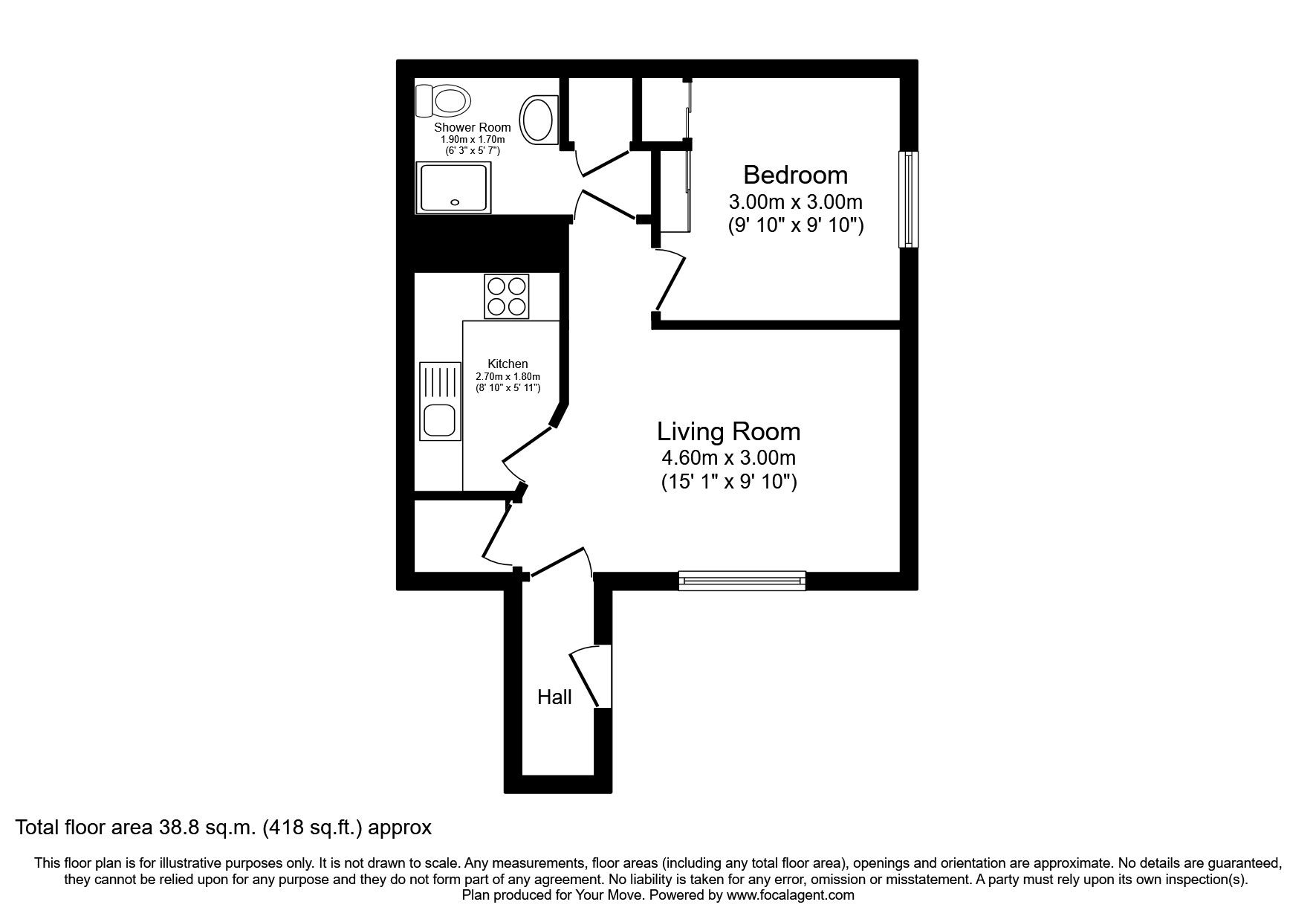 1 bed flat to rent in Murray Terrace, Smithton, Inverness IV2 Zoopla