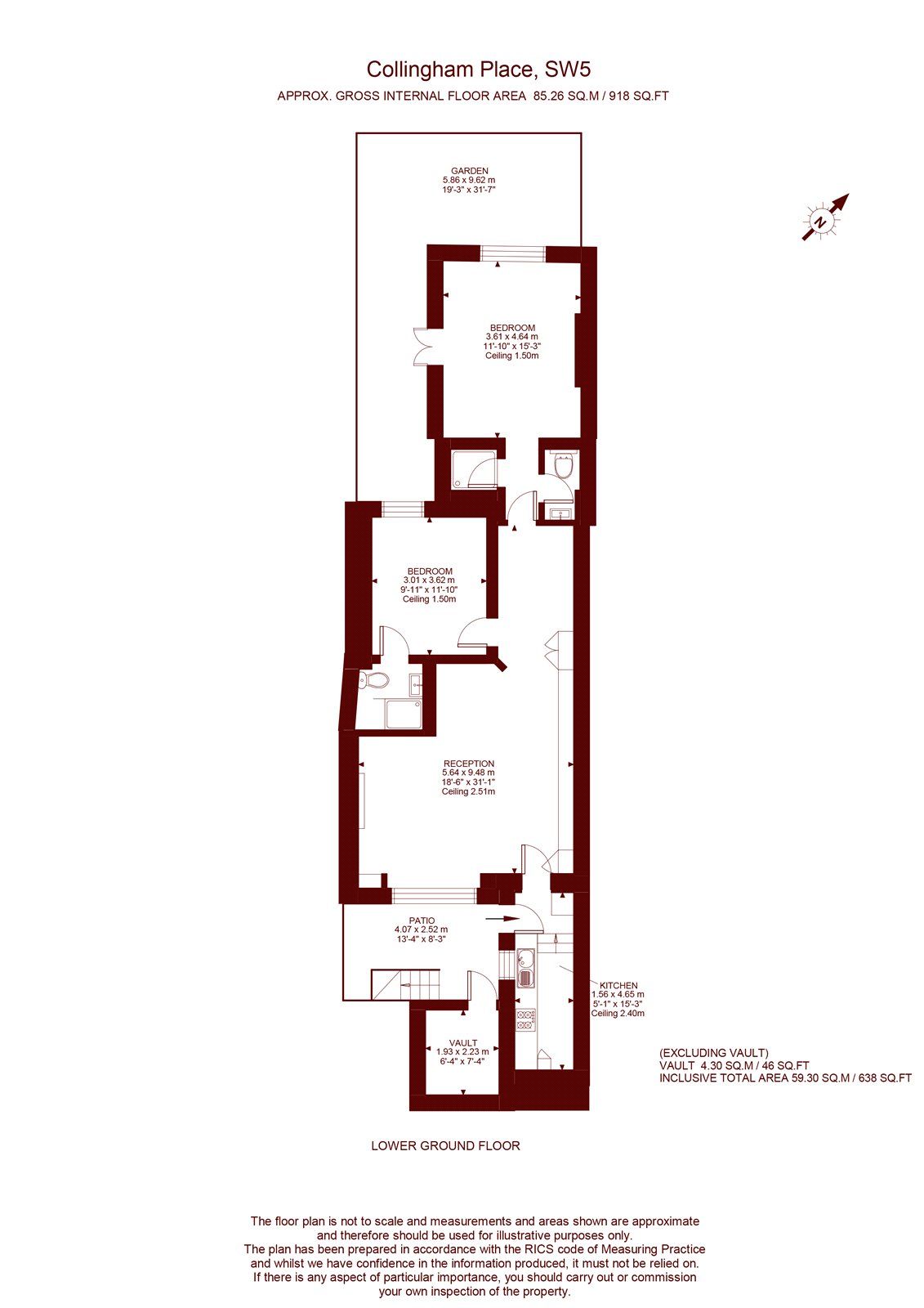 2 bed flat for sale in Collingham Place, London SW5 Zoopla