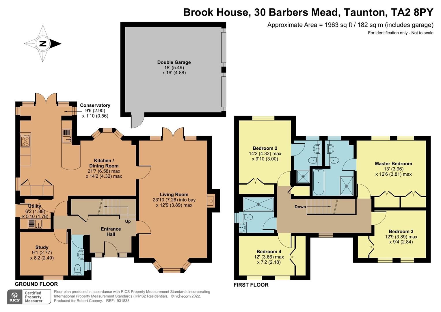 4 bed detached house for sale in Barbers Mead, Taunton TA2 Zoopla