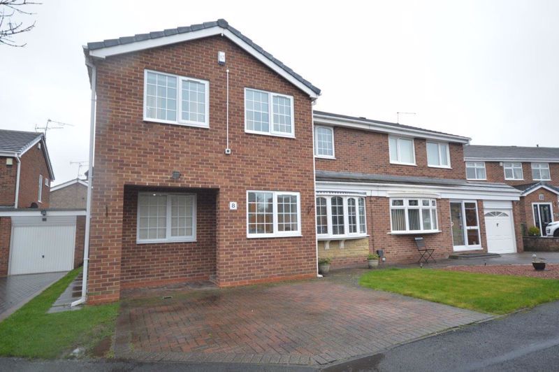 4 bed semidetached house for sale in Oswestry Place, Cramlington NE23