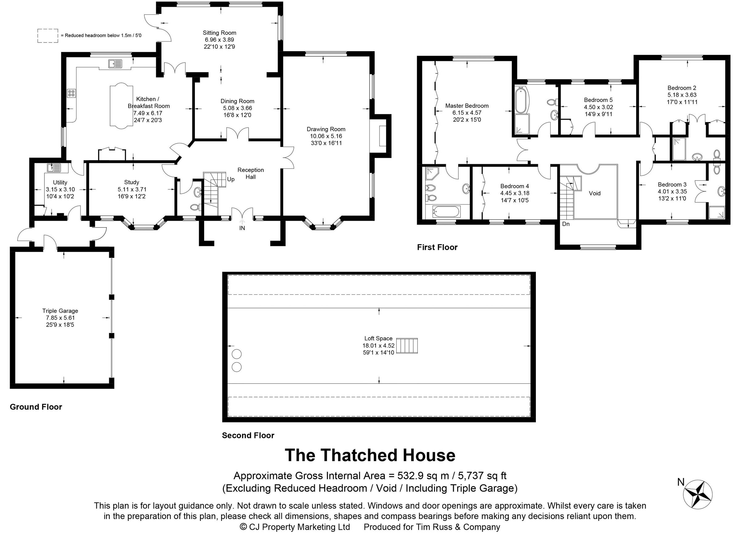 5 bed detached house for sale in Finch Lane, Knotty Green, Beaconsfield