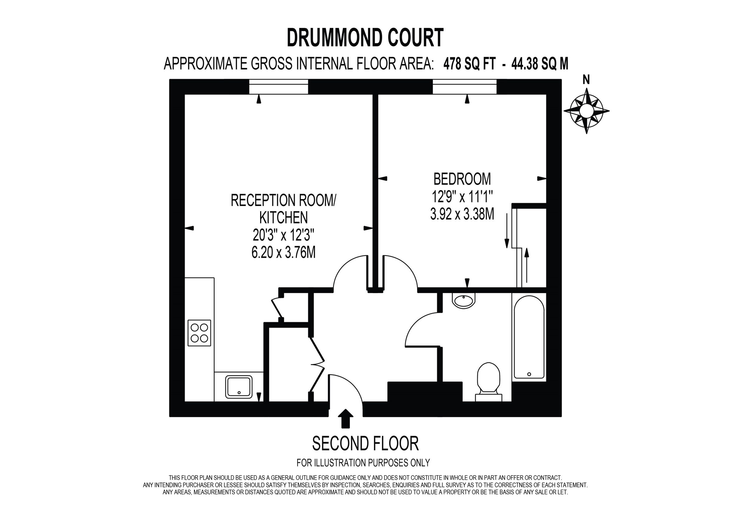 1 bed flat for sale in Sherbrooke Way, Worcester Park KT4 Zoopla