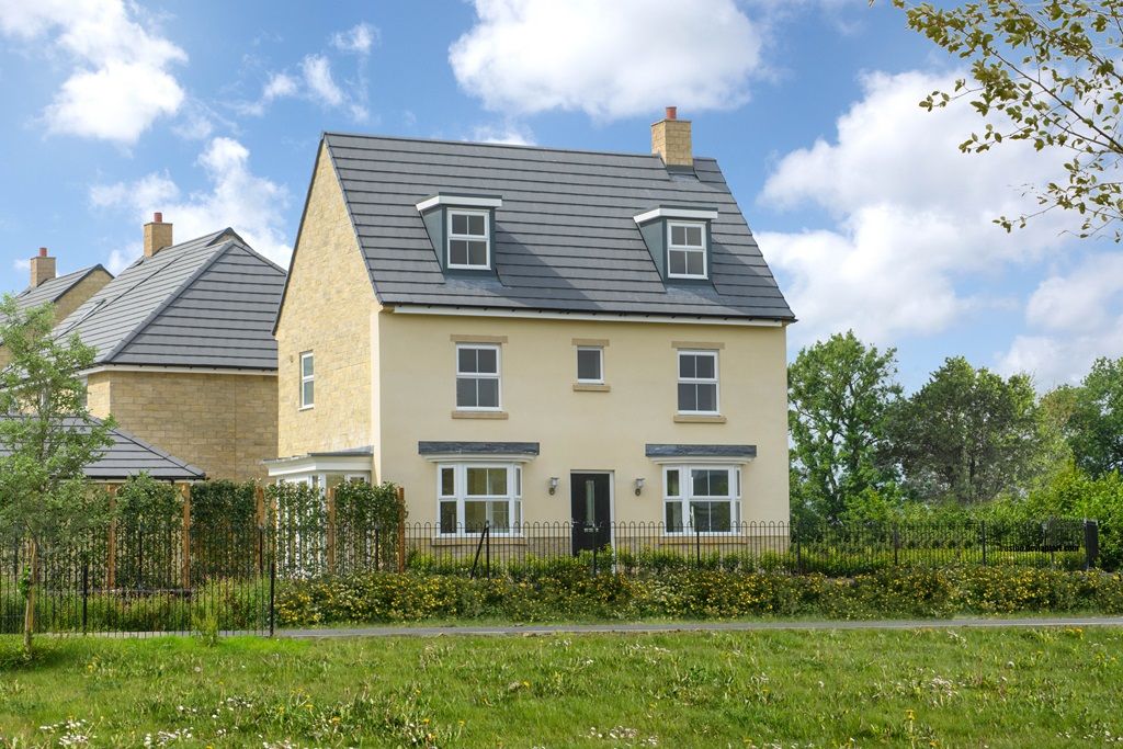 New home, 4 bed detached house for sale in "Hertford" at Waddington