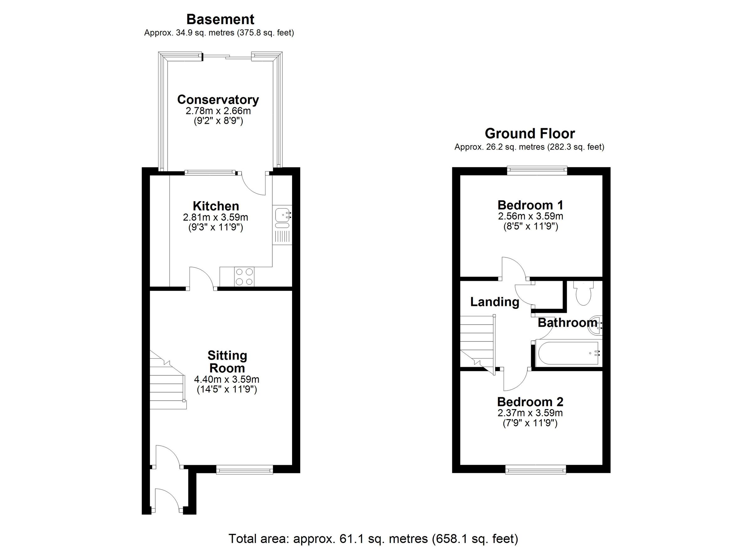 2 bed terraced house for sale in Leslie Close, Freshbrook, Swindon