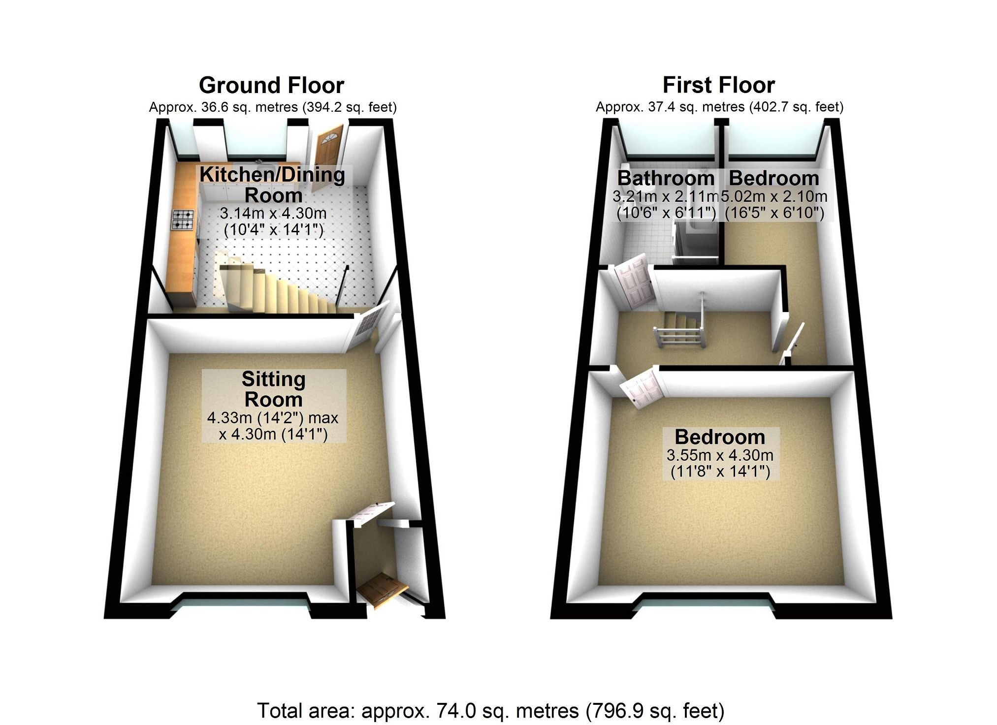 2 bed terraced house for sale in Lilford Street, Leigh, Greater