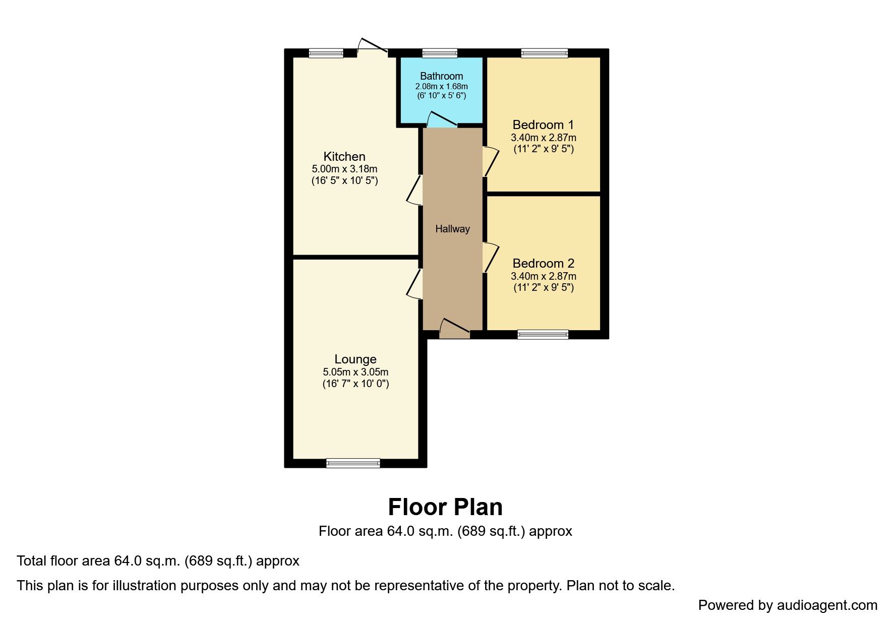 2 bed semidetached bungalow for sale in Pearl Road, Salterbeck