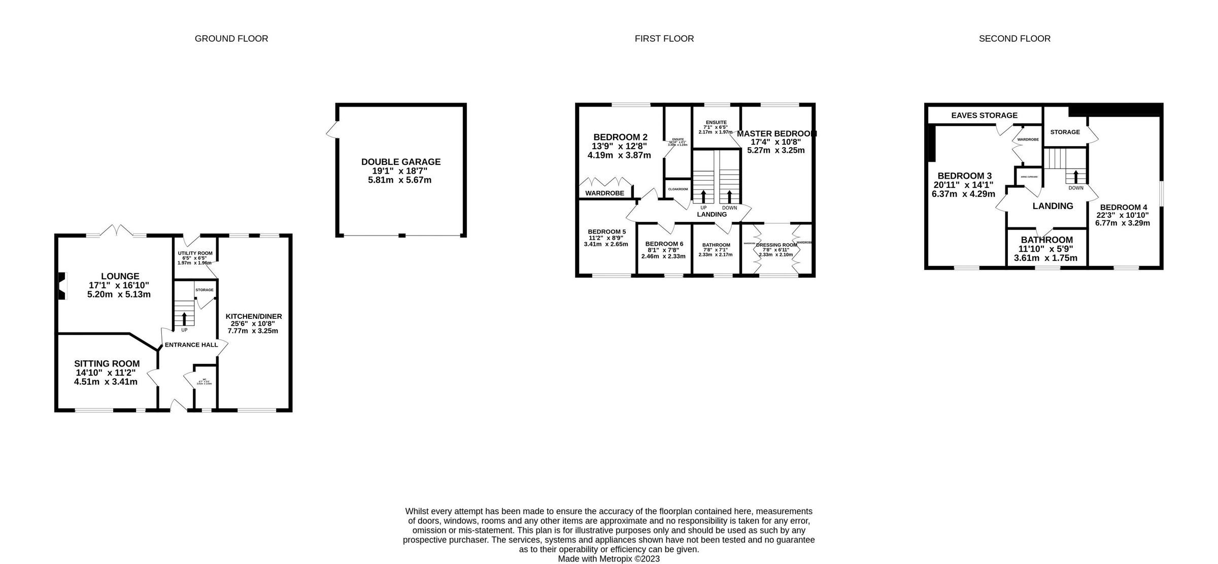 6 bed detached house for sale in Kendal Way, Wychwood Park, Weston