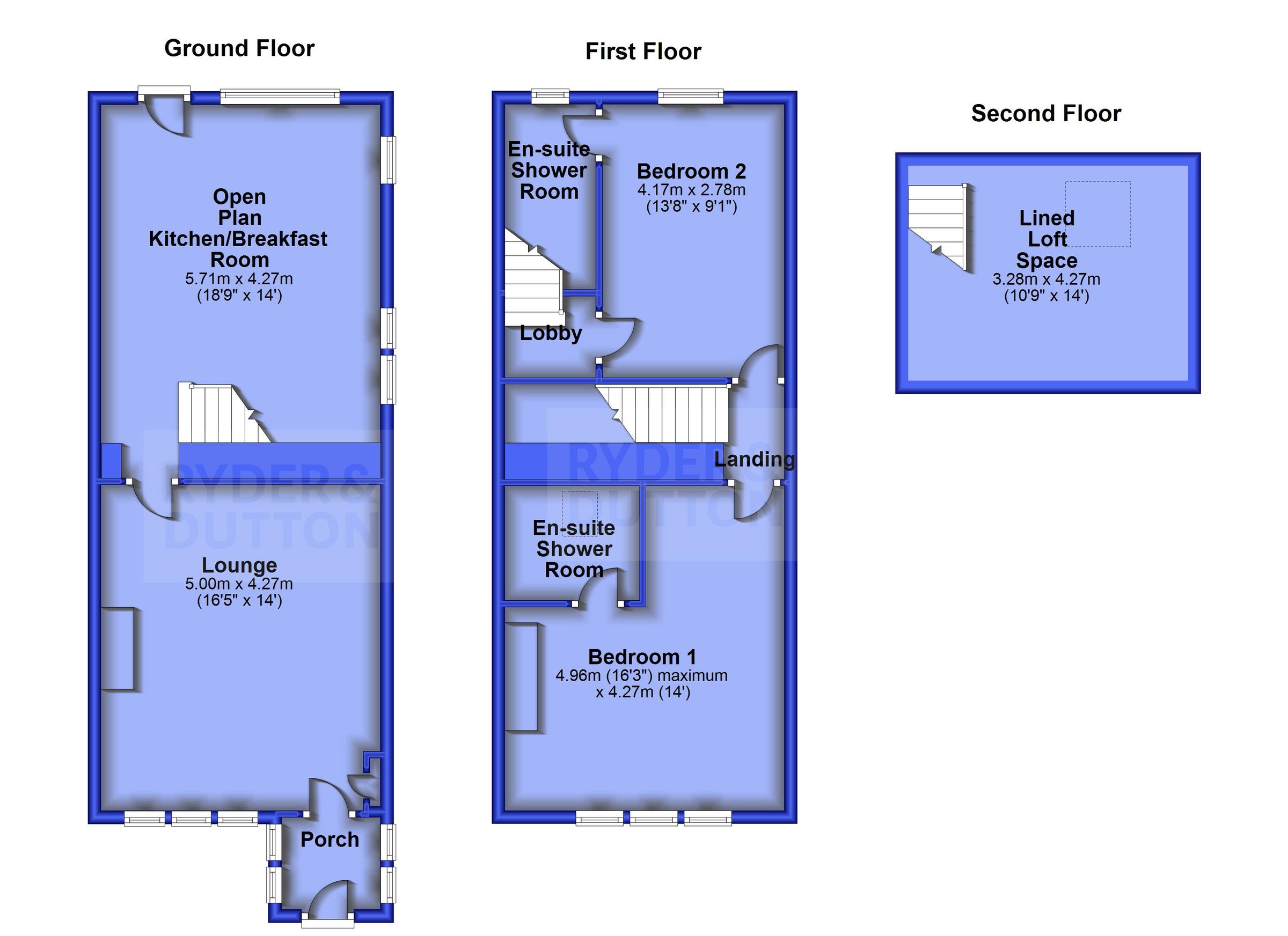 2 bed terraced house for sale in Top Oth Meadow, Oldham Road, Denshaw