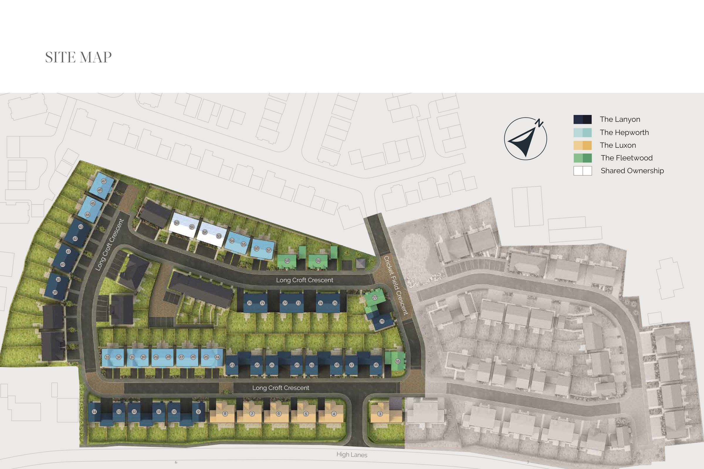 New home, 3 bed semidetached house for sale in Long Croft Crescent