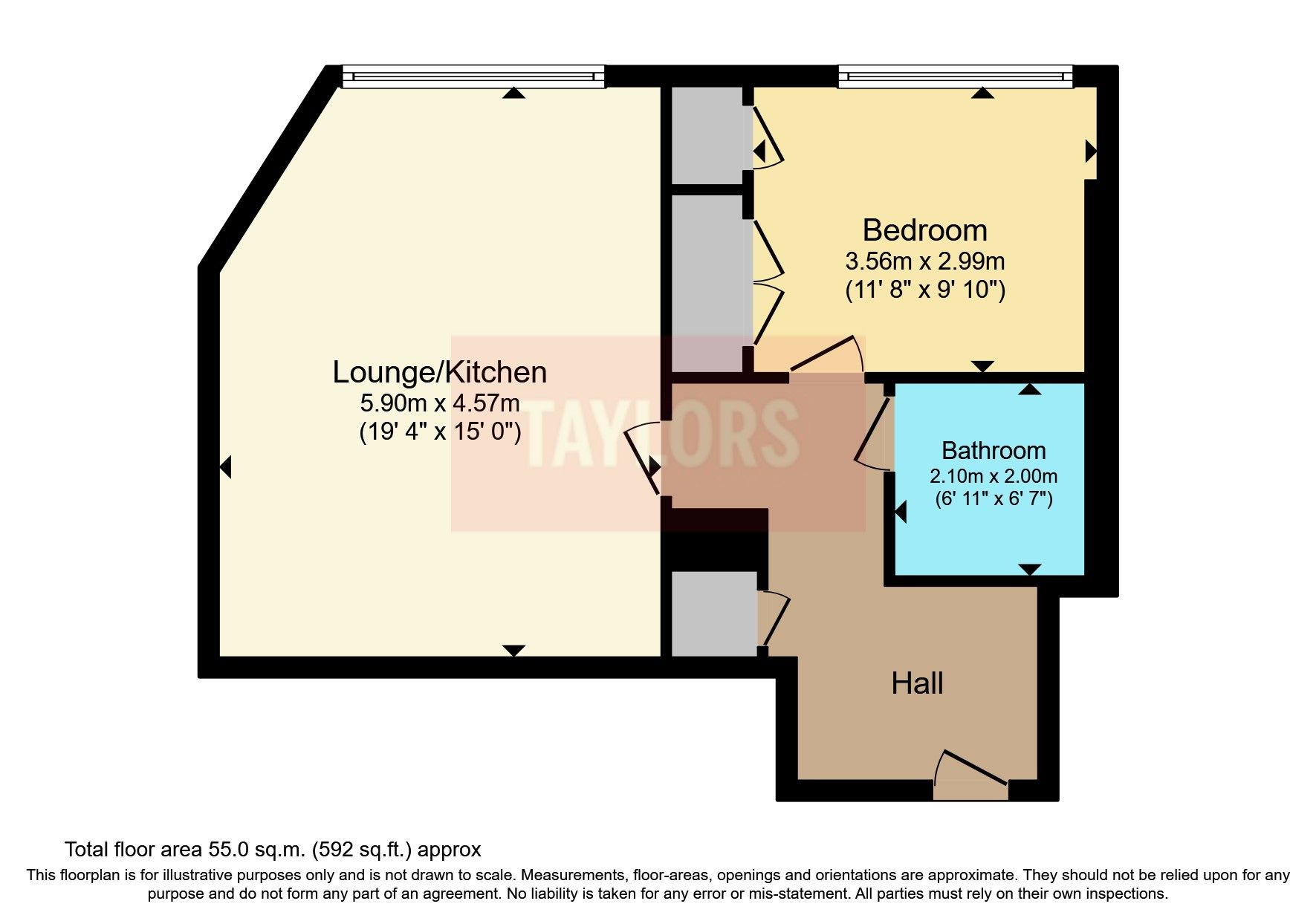 1 bed flat for sale in Cymric Buildings, West Bute Street, Cardiff