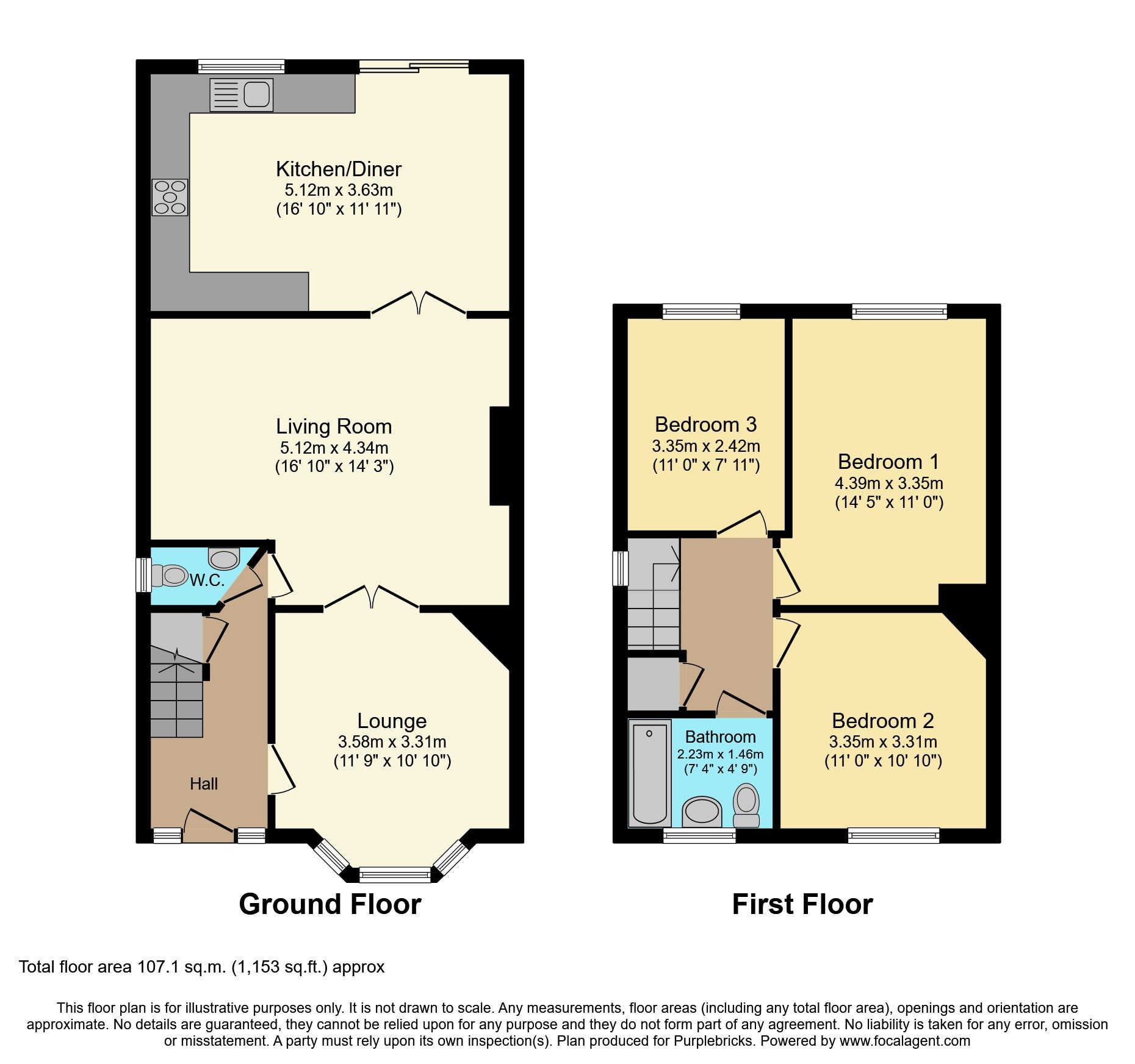 3 bed semidetached house for sale in Bobbers Mill Road, Nottingham NG7
