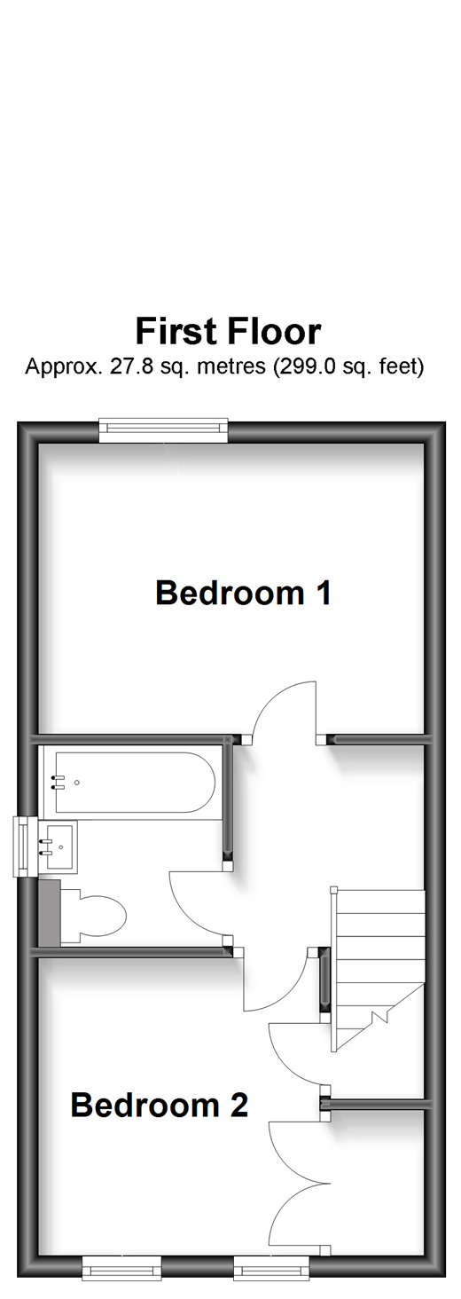 2 bed end terrace house for sale in Linden Road, Coxheath, Maidstone
