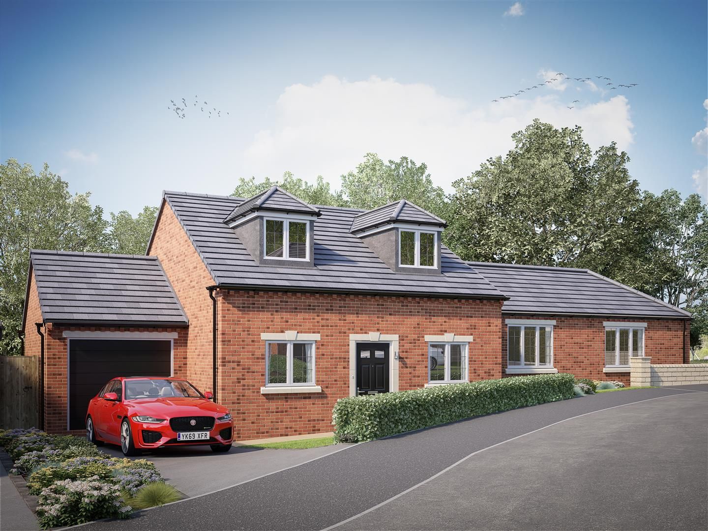 New home, 3 bed detached bungalow for sale in Whitebank Close, Hasland