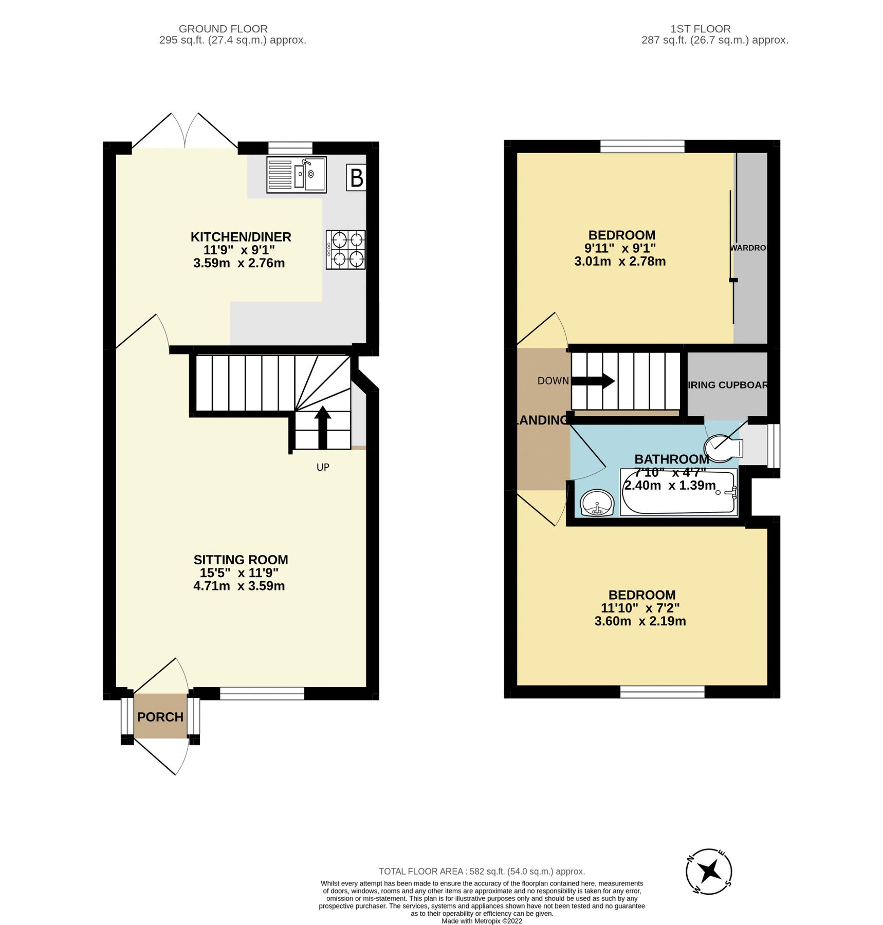 2 bed end terrace house for sale in Raleigh Close, Churchdown