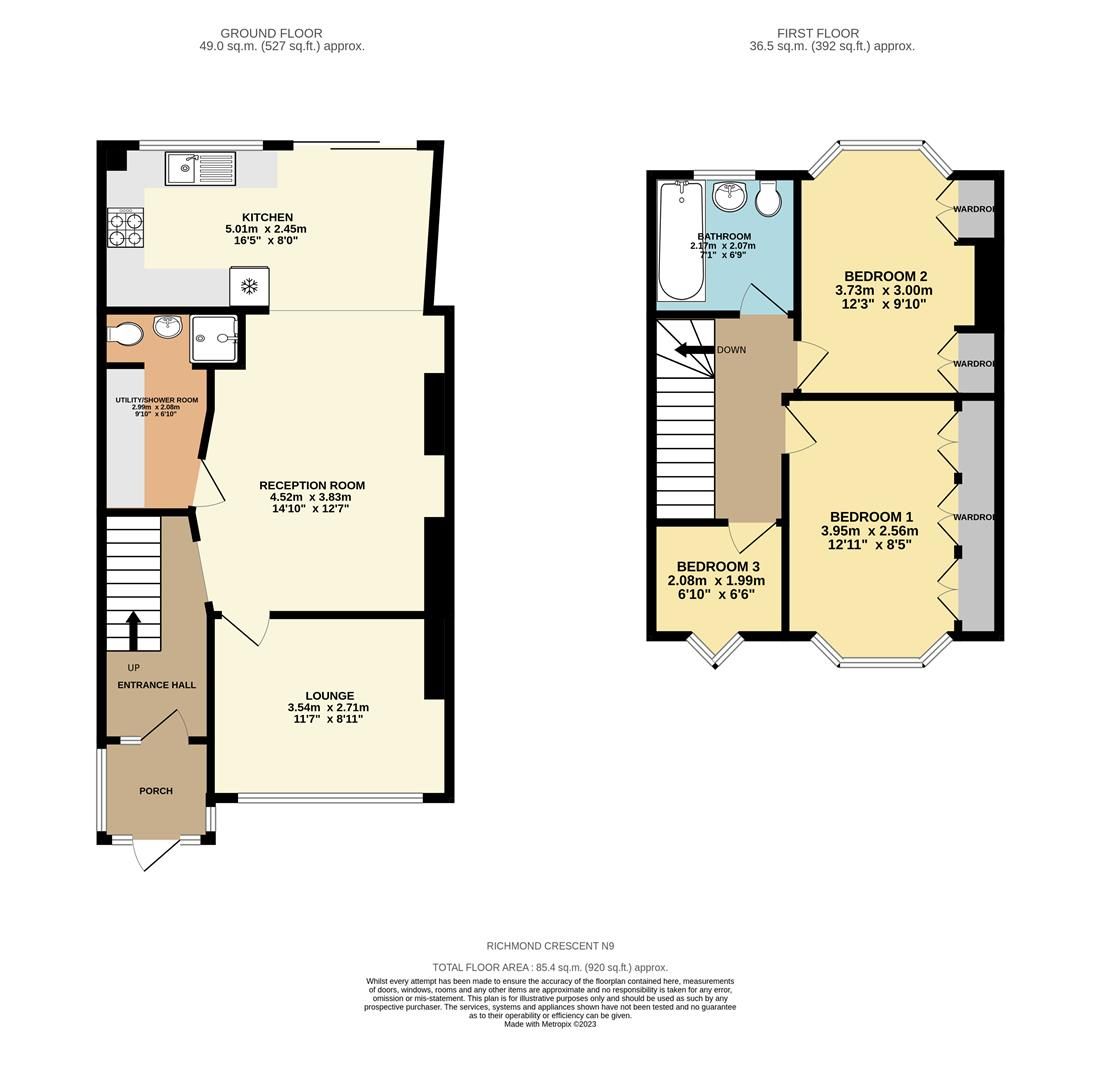3 bed terraced house for sale in Richmond Crescent, Edmonton N9 Zoopla