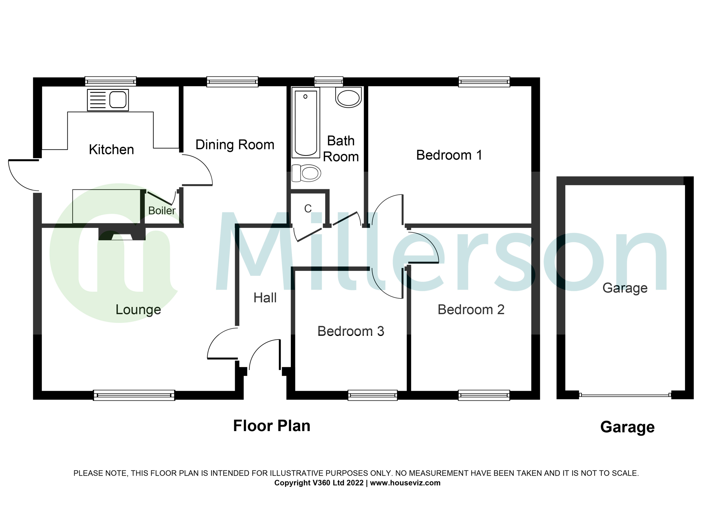3 bed detached bungalow for sale in Doulton Road, Boscoppa, St. Austell